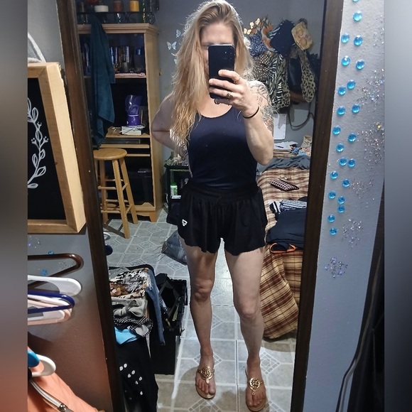 🎈BUY 1 GET 1 FREE🎈Luogongzi Butterfly Built-In Compression Lined Shorts M - Picture 1 of 15